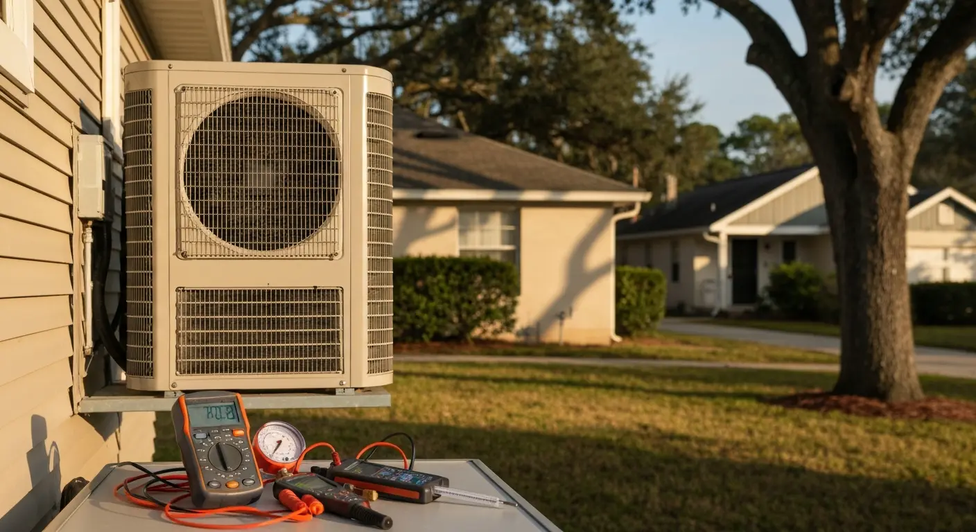 Heat pump maintenance service