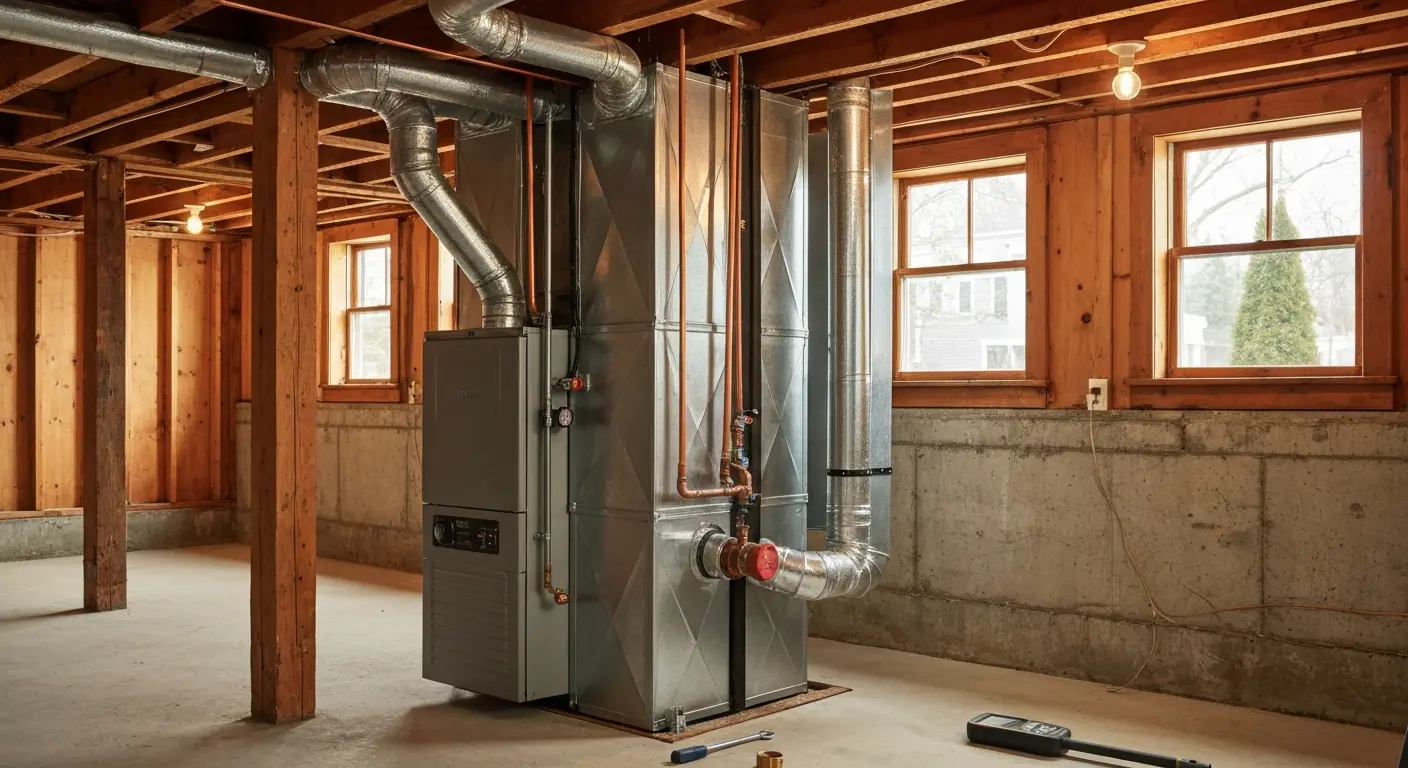 Furnace installation in New Sharon