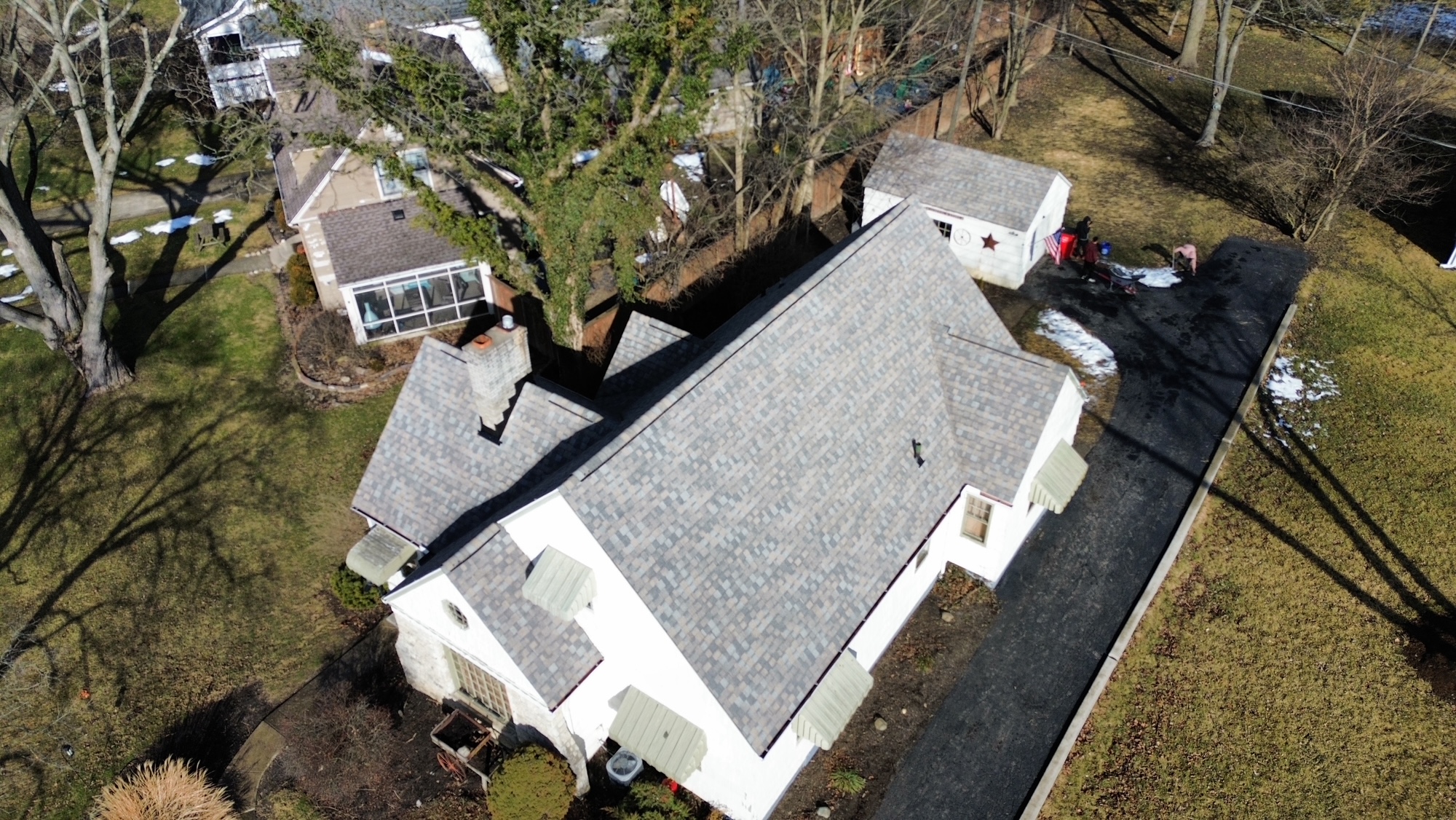 Residential roofing installation in Grove City, OH