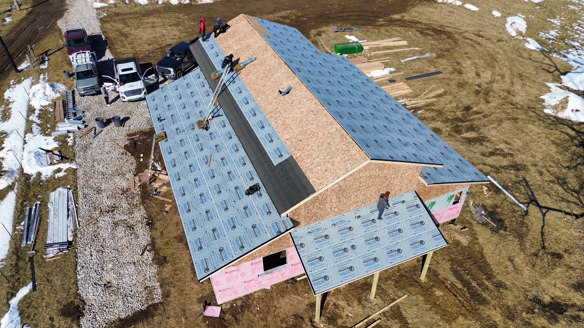 Roof replacement work by RSG Systems Plus in Columbus, OH