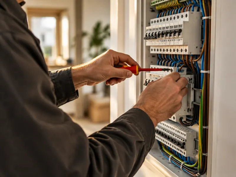 Elektro bei der Arbeit