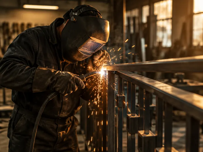 Metallbau bei der Arbeit