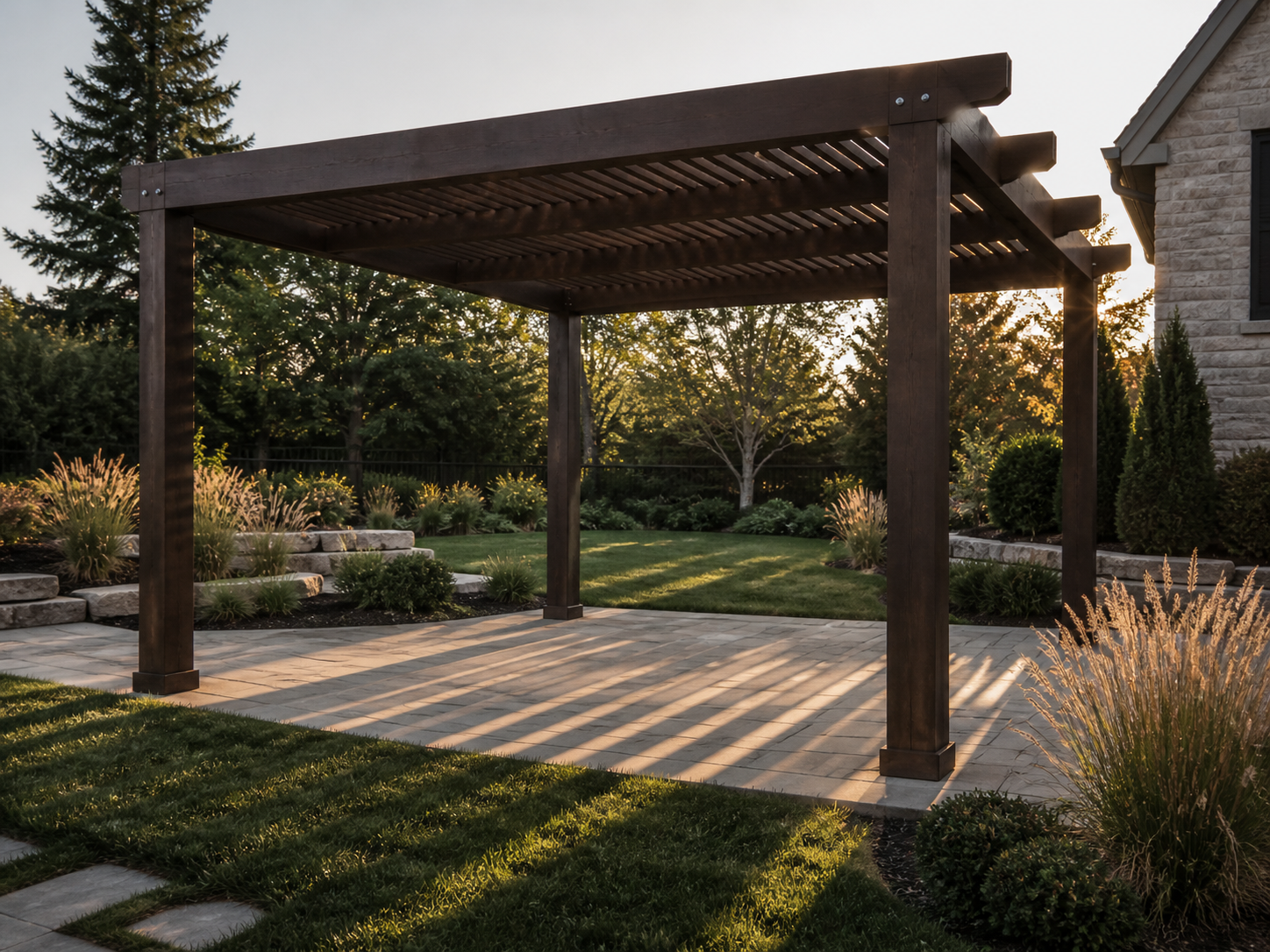 Custom pergola build
