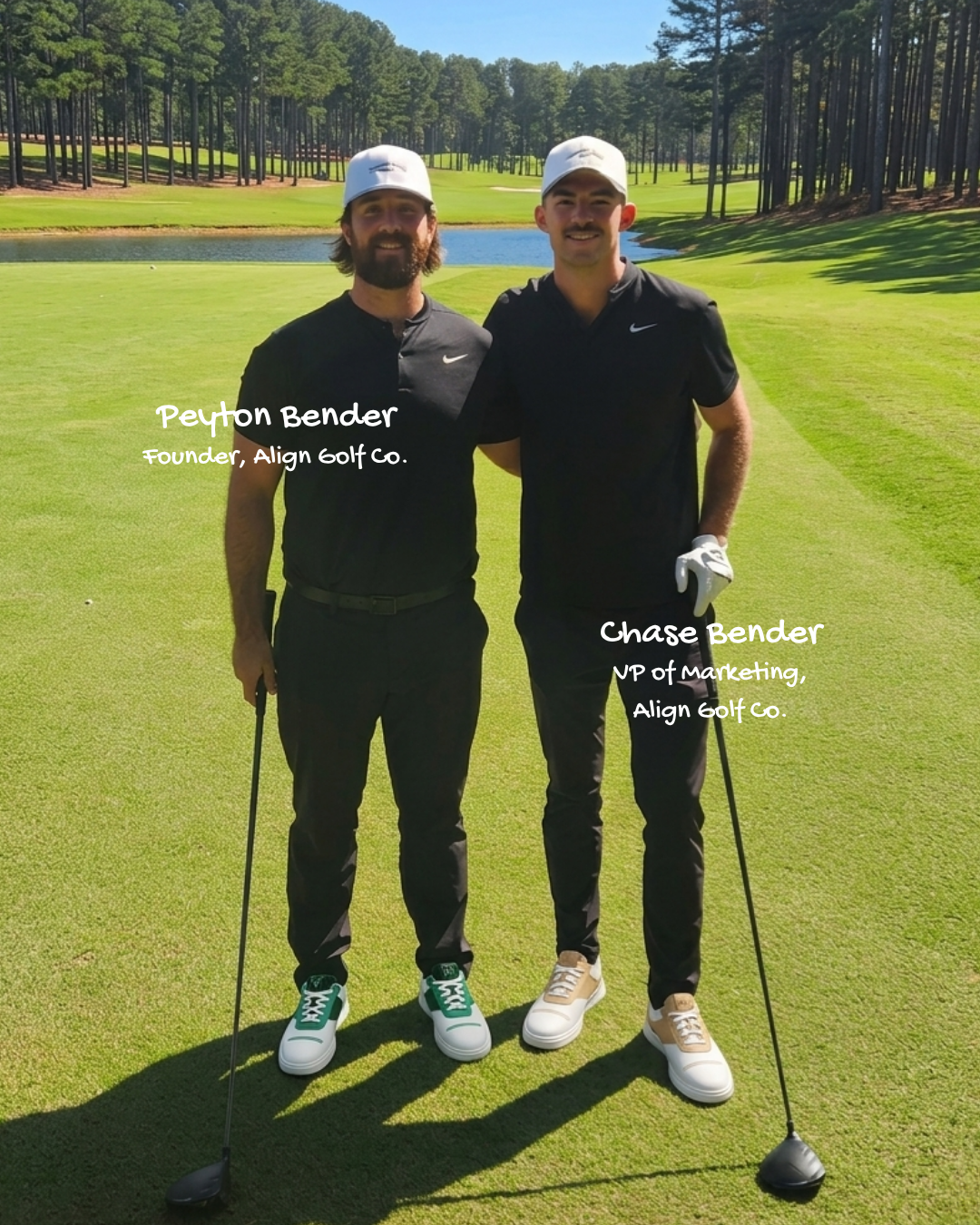 Peyton Bender (Co-Founder) and Chase Bender (VP of Marketing), Align Golf Co.