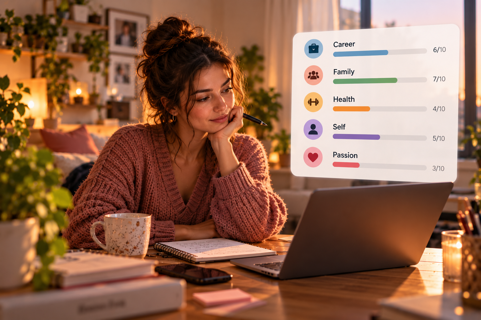 Personal life scorecard