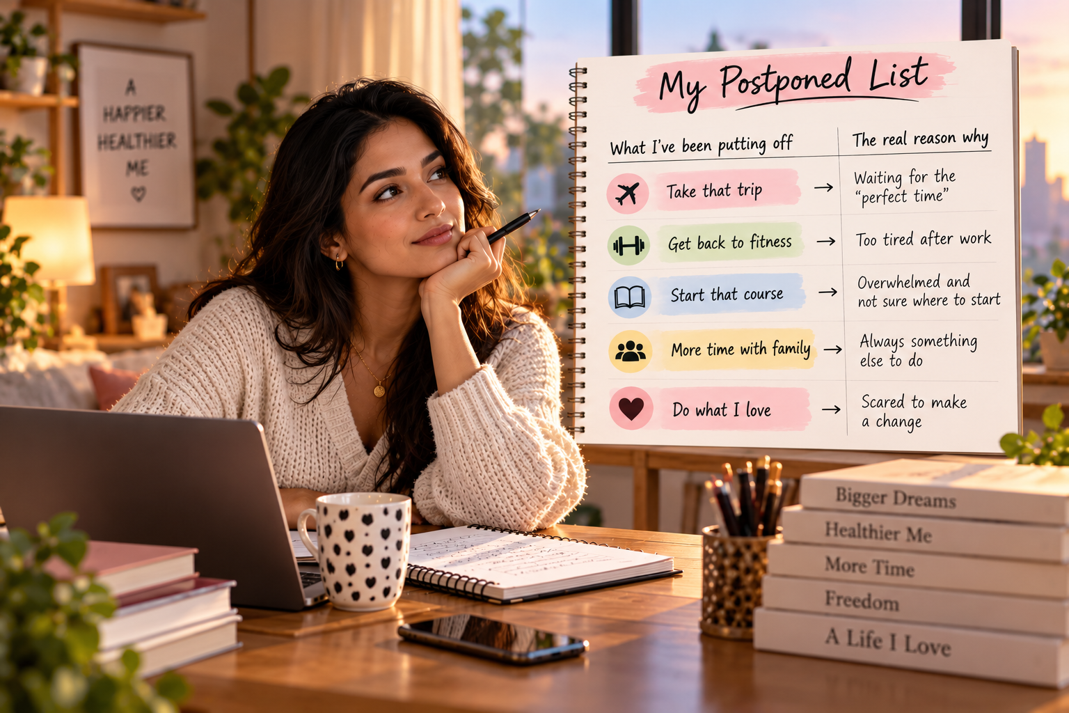Personal postponed list and priorities