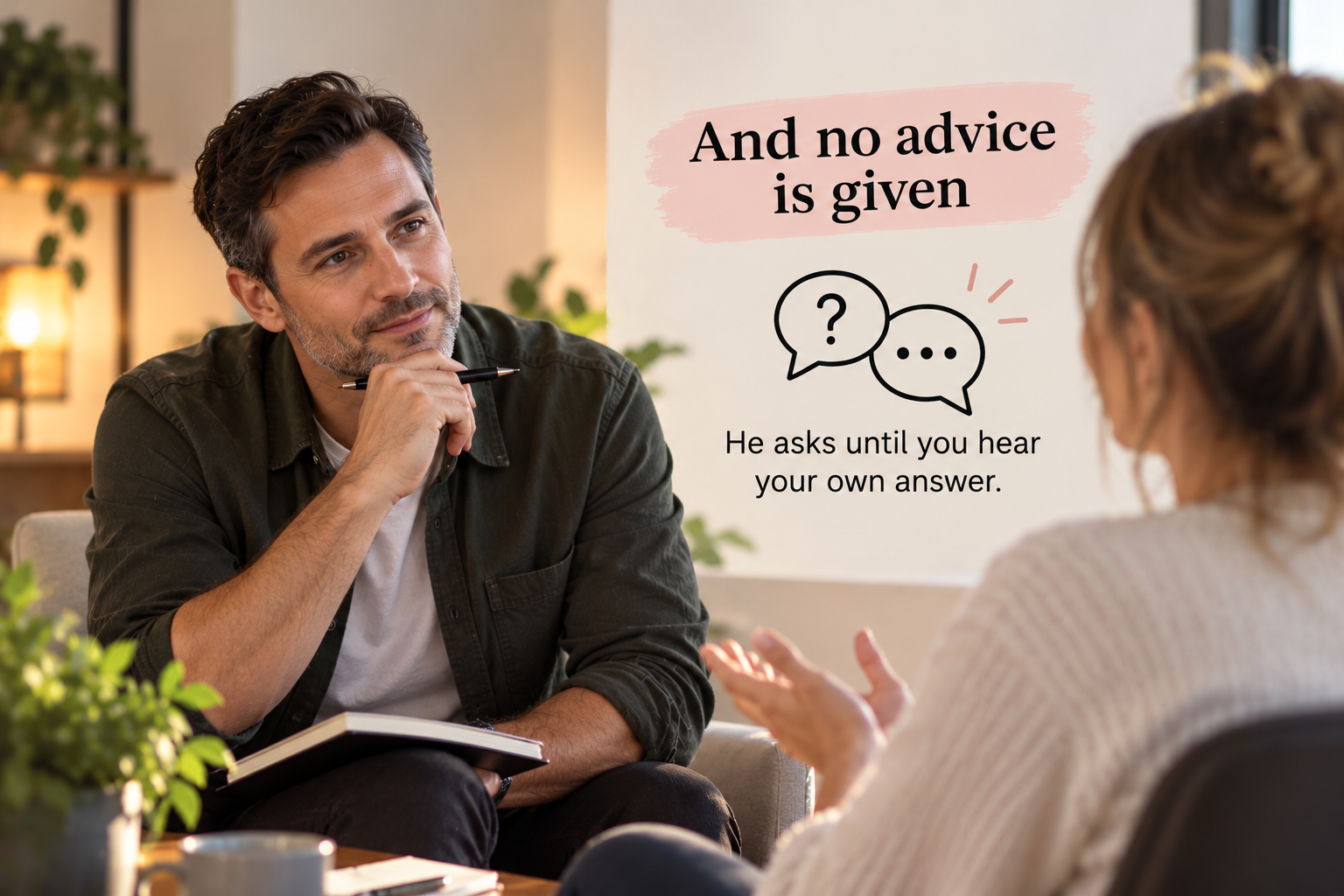 One-to-one coaching conversation