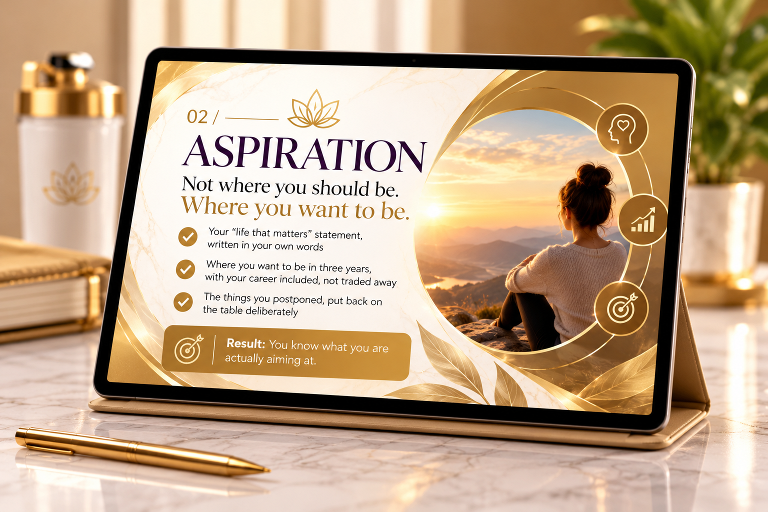 Aspiration - identifying meaningful life goals