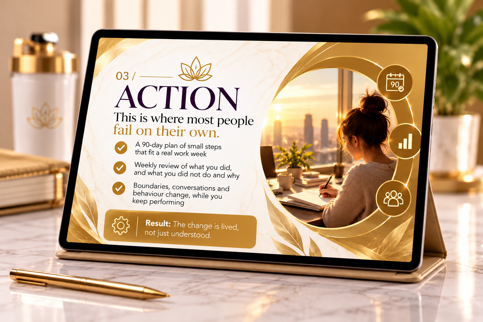 Action - turning priorities into practical steps