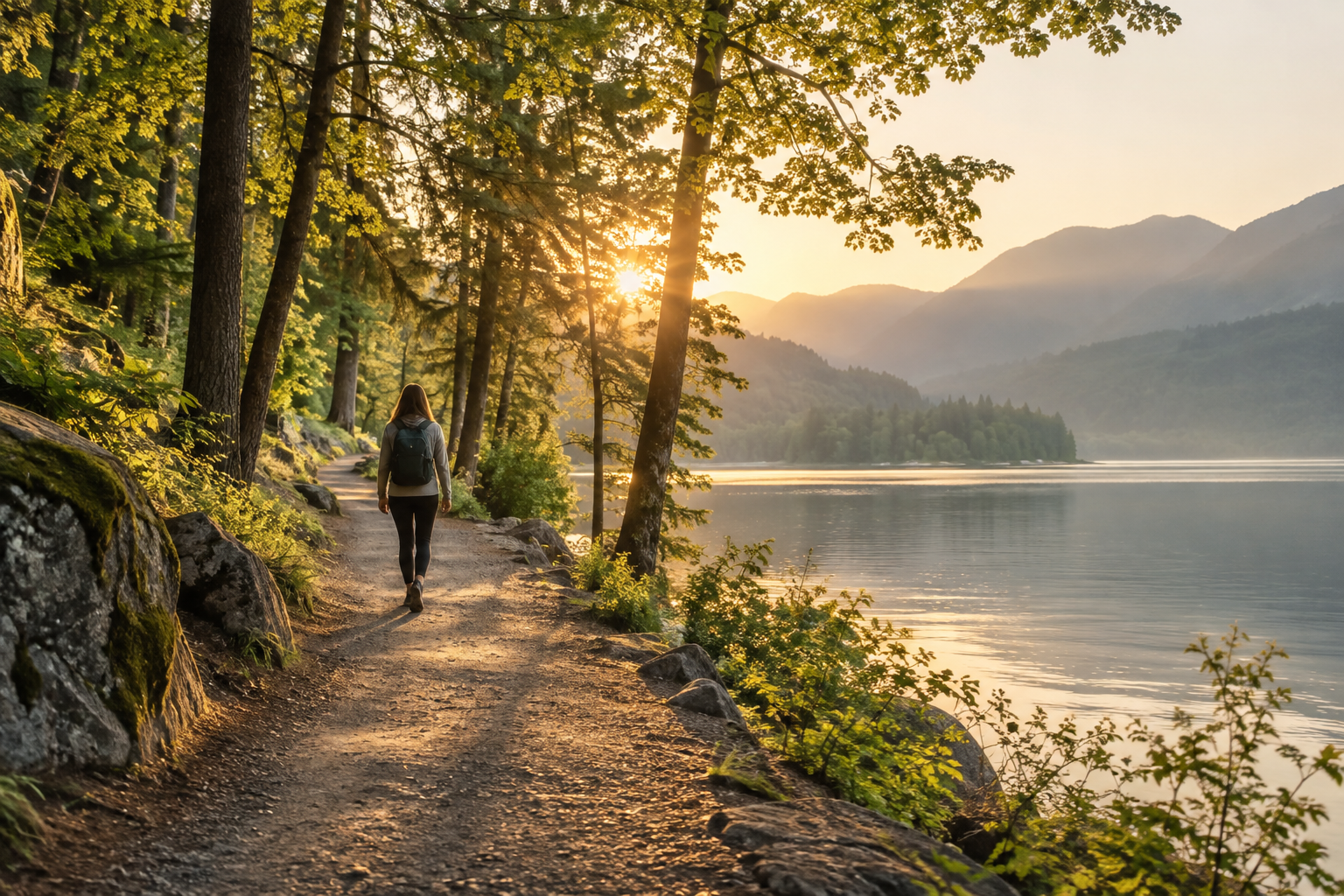 A person walking a quiet trail, reflecting on everyday signs it may be time to reach out