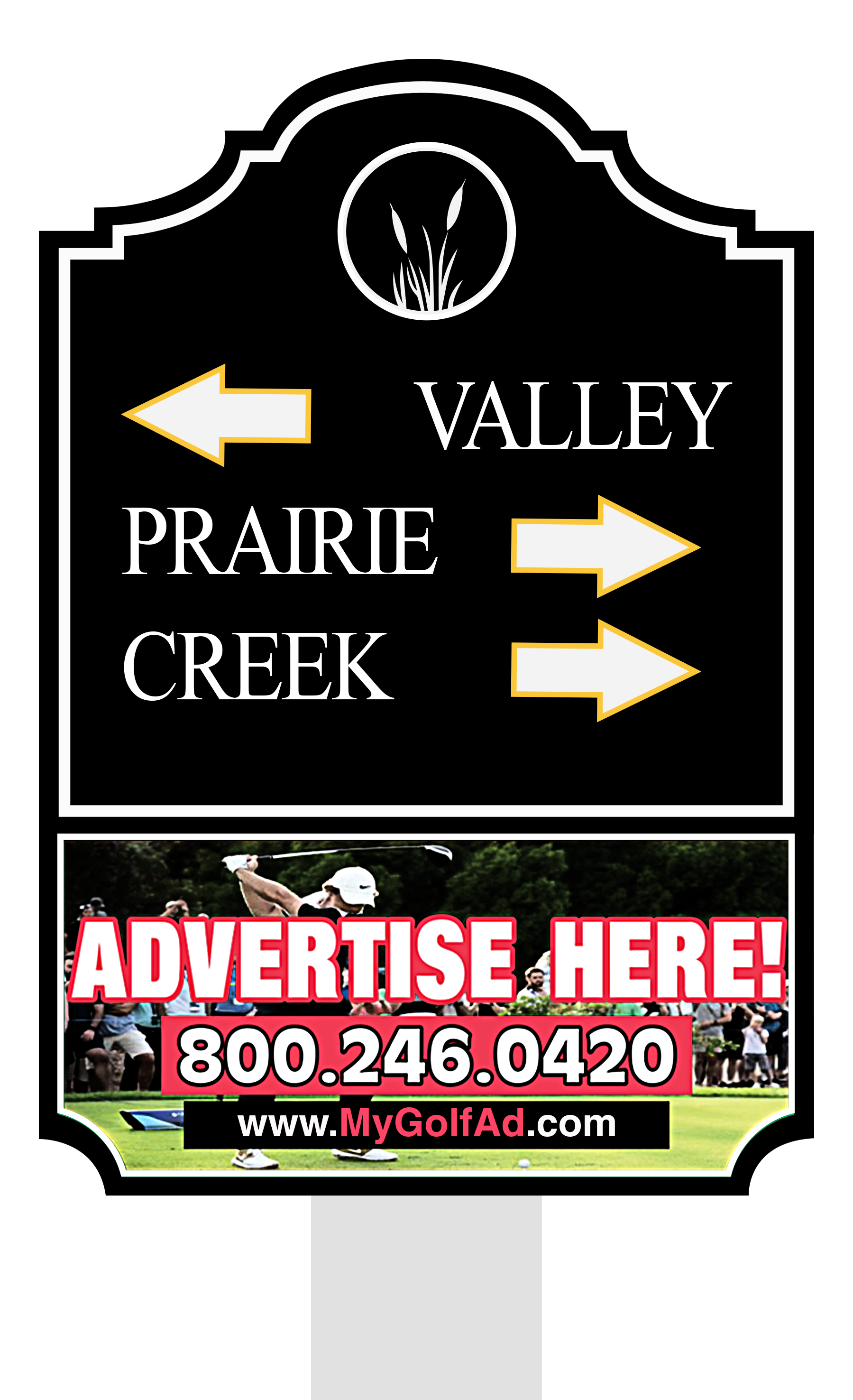 Standard directional sign placement