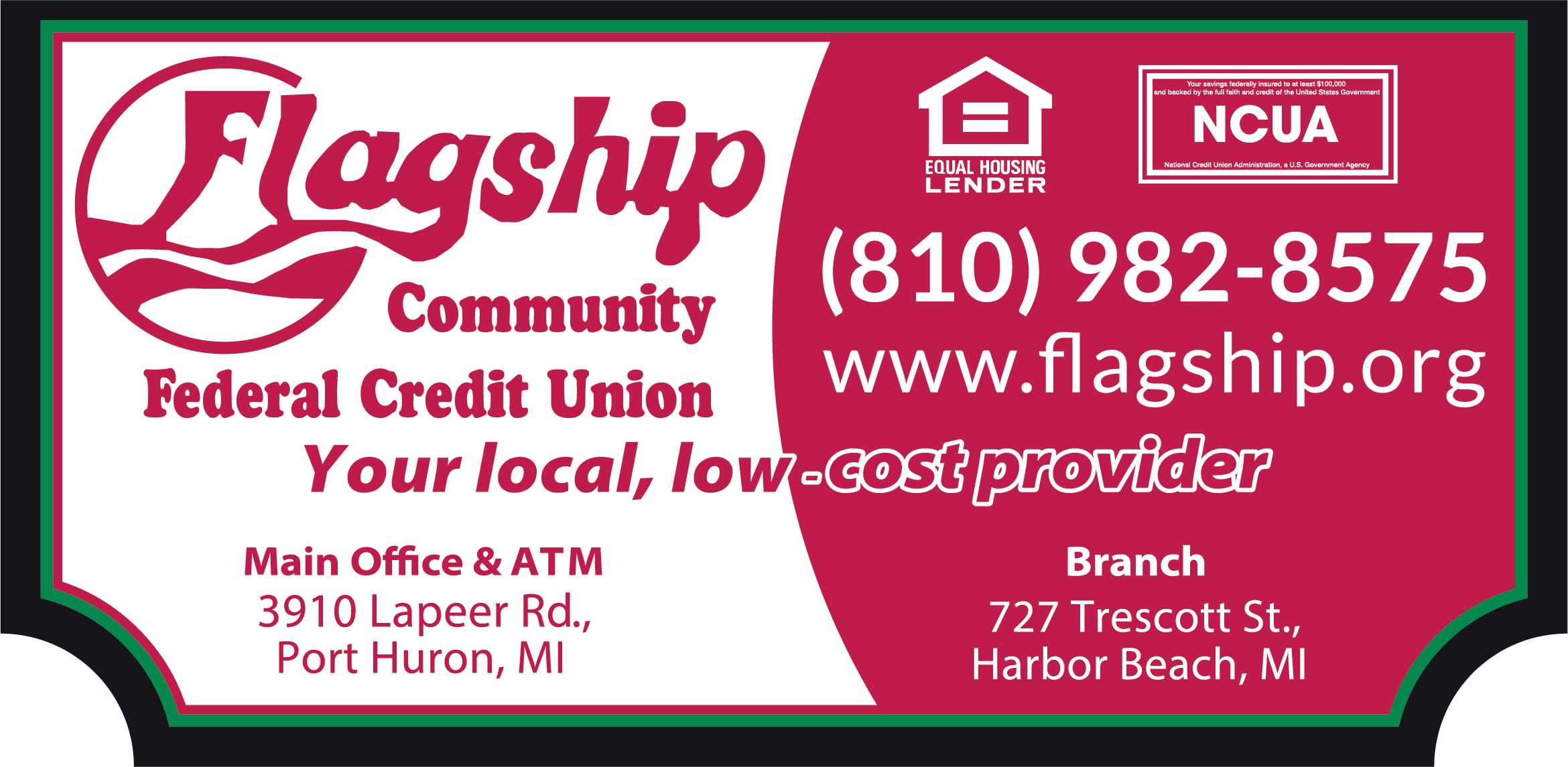 Flagship Community Federal Credit Union  sign