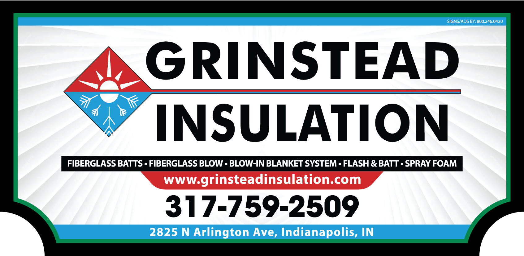 Grinstead Insulation sign