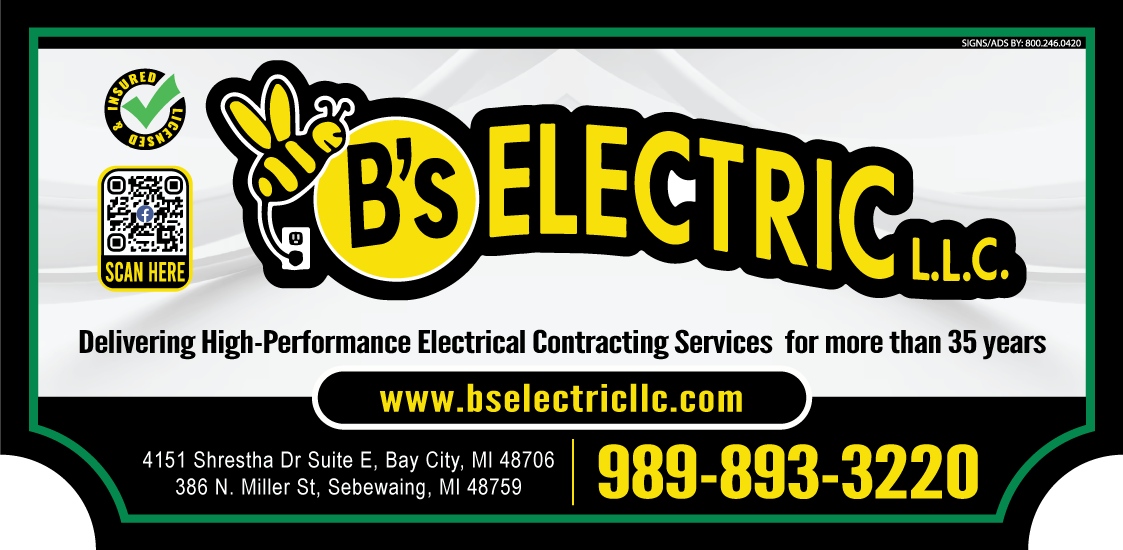 B's Electric LLC sign