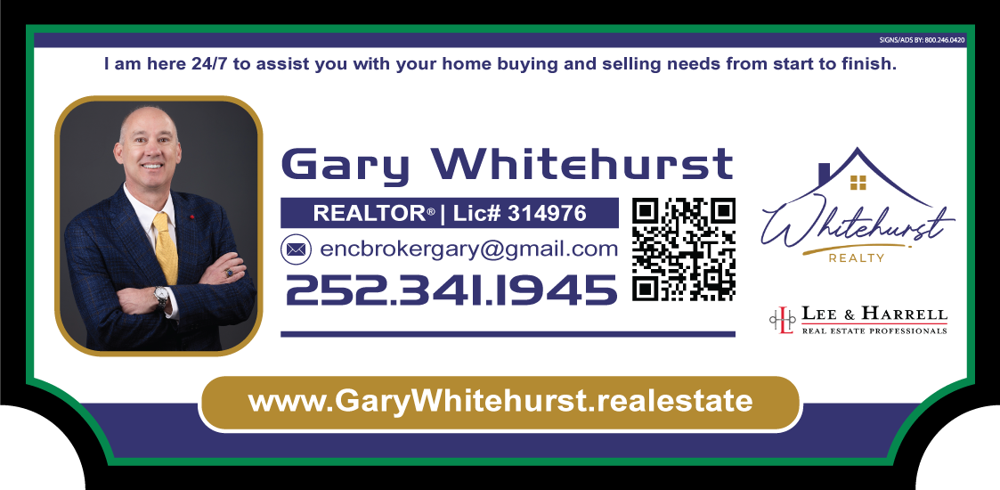 Gary Whitehurst Realtor sign