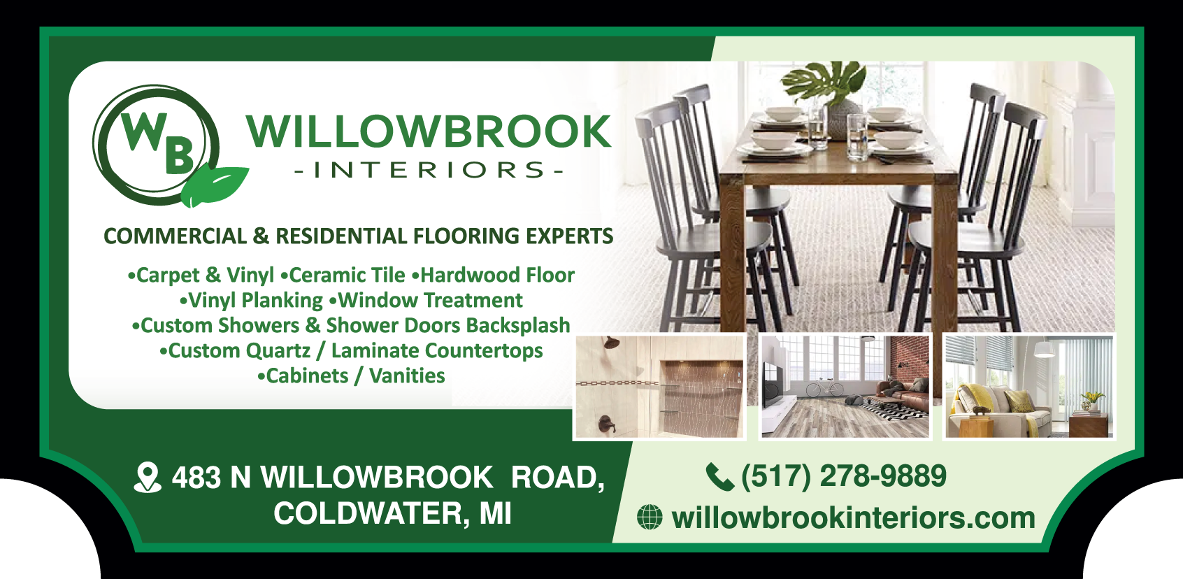 Willowbrook Interiors sign