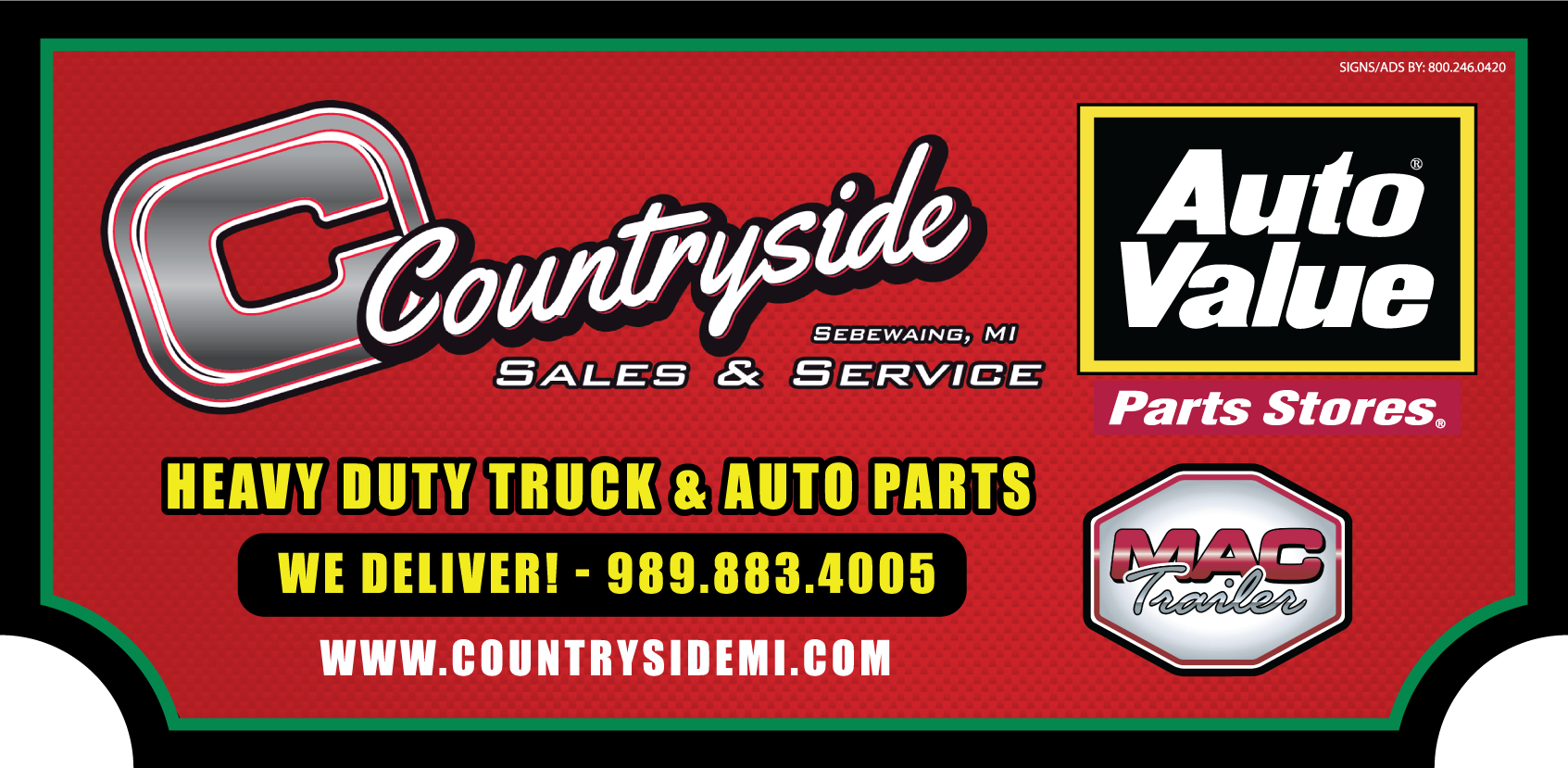 Countryside Transportation Service sign