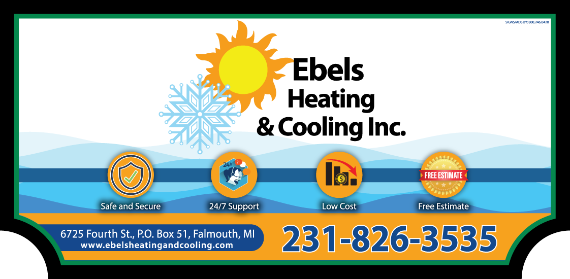 Ebels Heating & Cooling sign