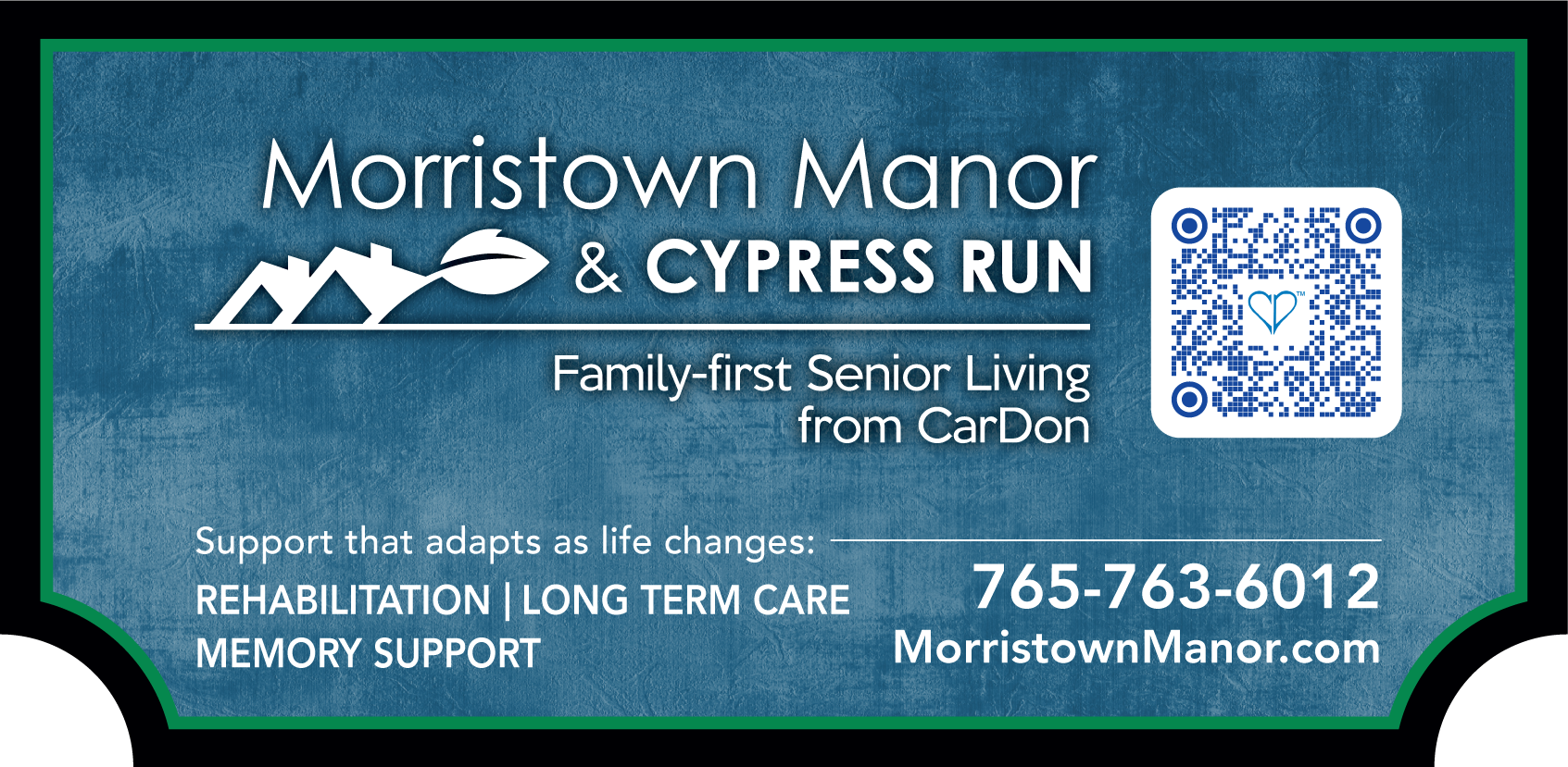 Morristown Manor and Cypress Run sign