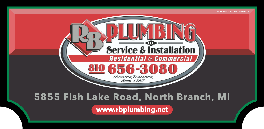 RB Plumbing LLC sign