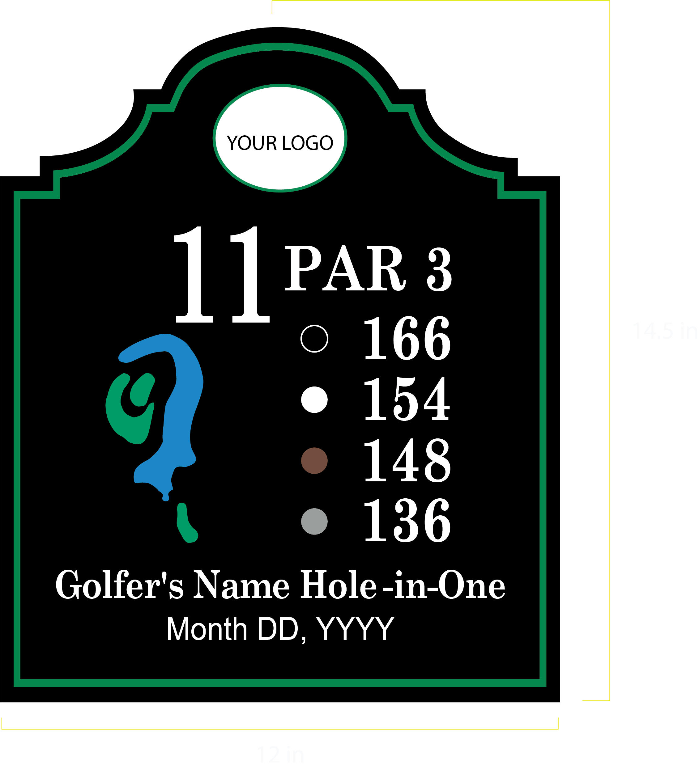 Hole-in-One sign example