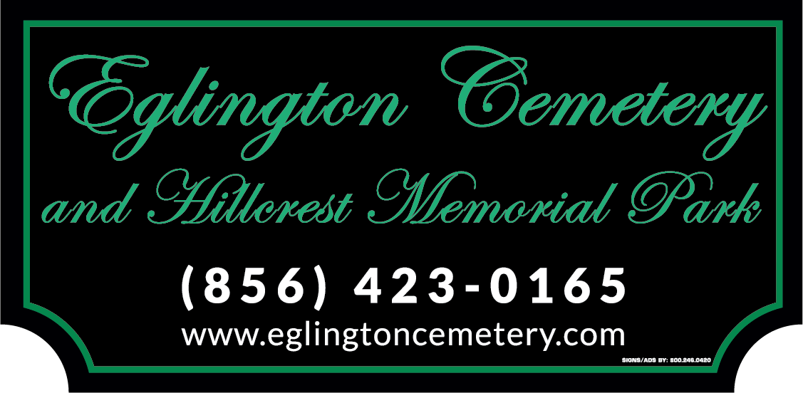 Eglington Cemetery's sign