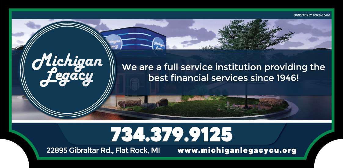 Michigan Legacy Credit Union sign