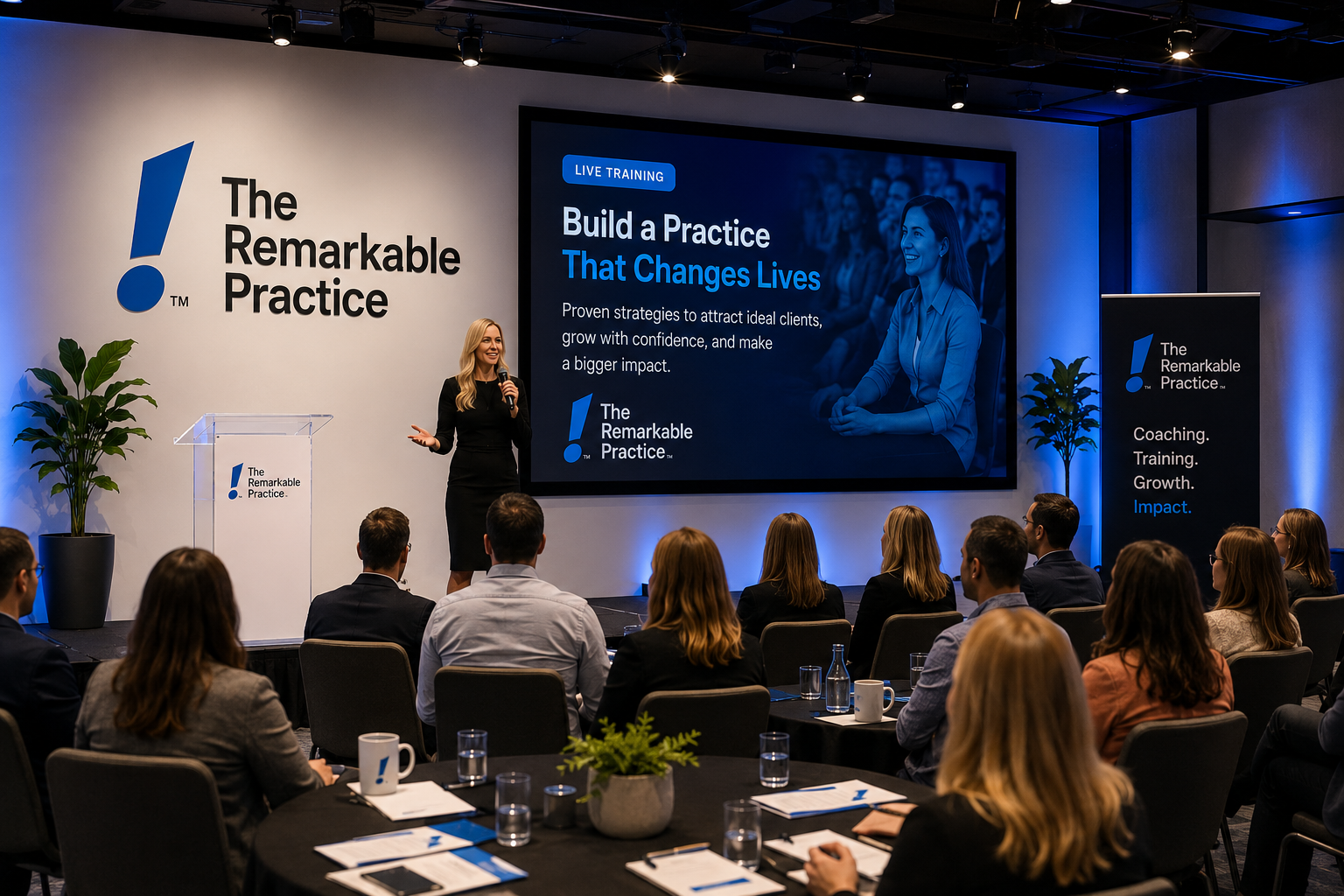 The Remarkable Practice Immersion event room