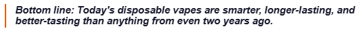Bottom Line of Disposable Vapes