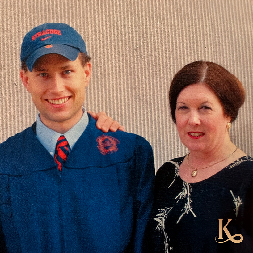 Brian's mother, the CPA who shaped his approach to financial work.