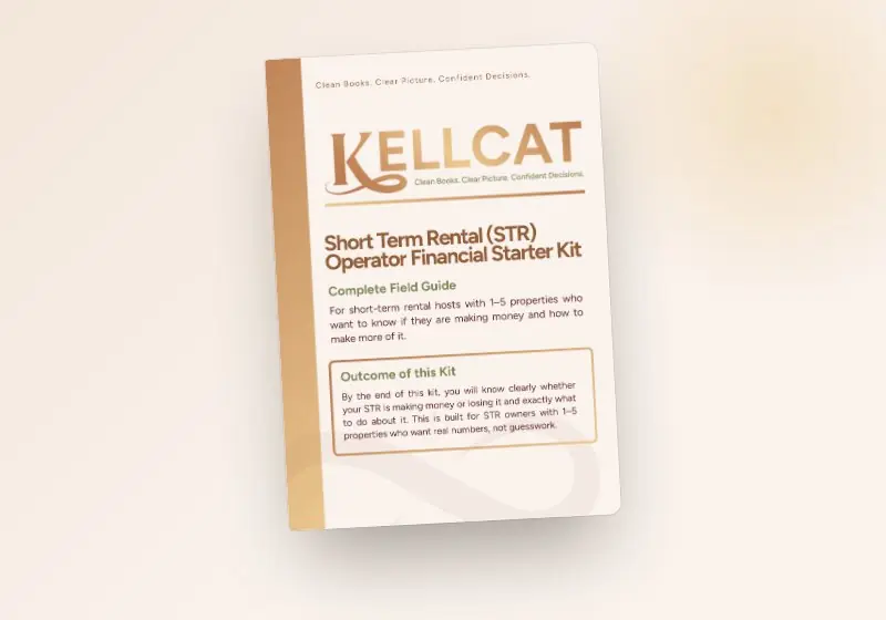 STR Financial Starter Kit guide cover by Kellcat