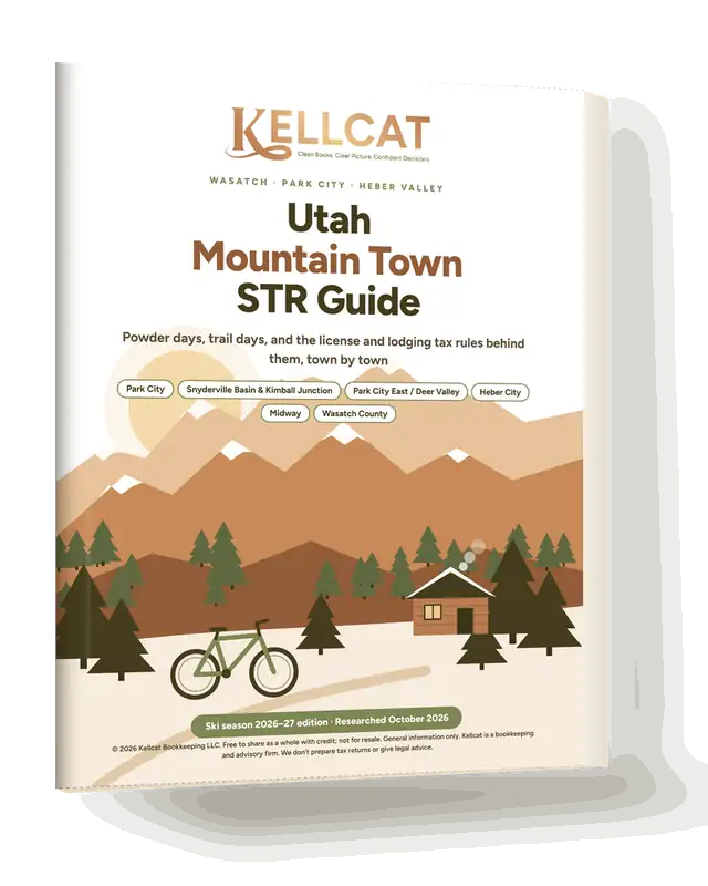 Cover of the Kellcat Utah Mountain Town STR Guide