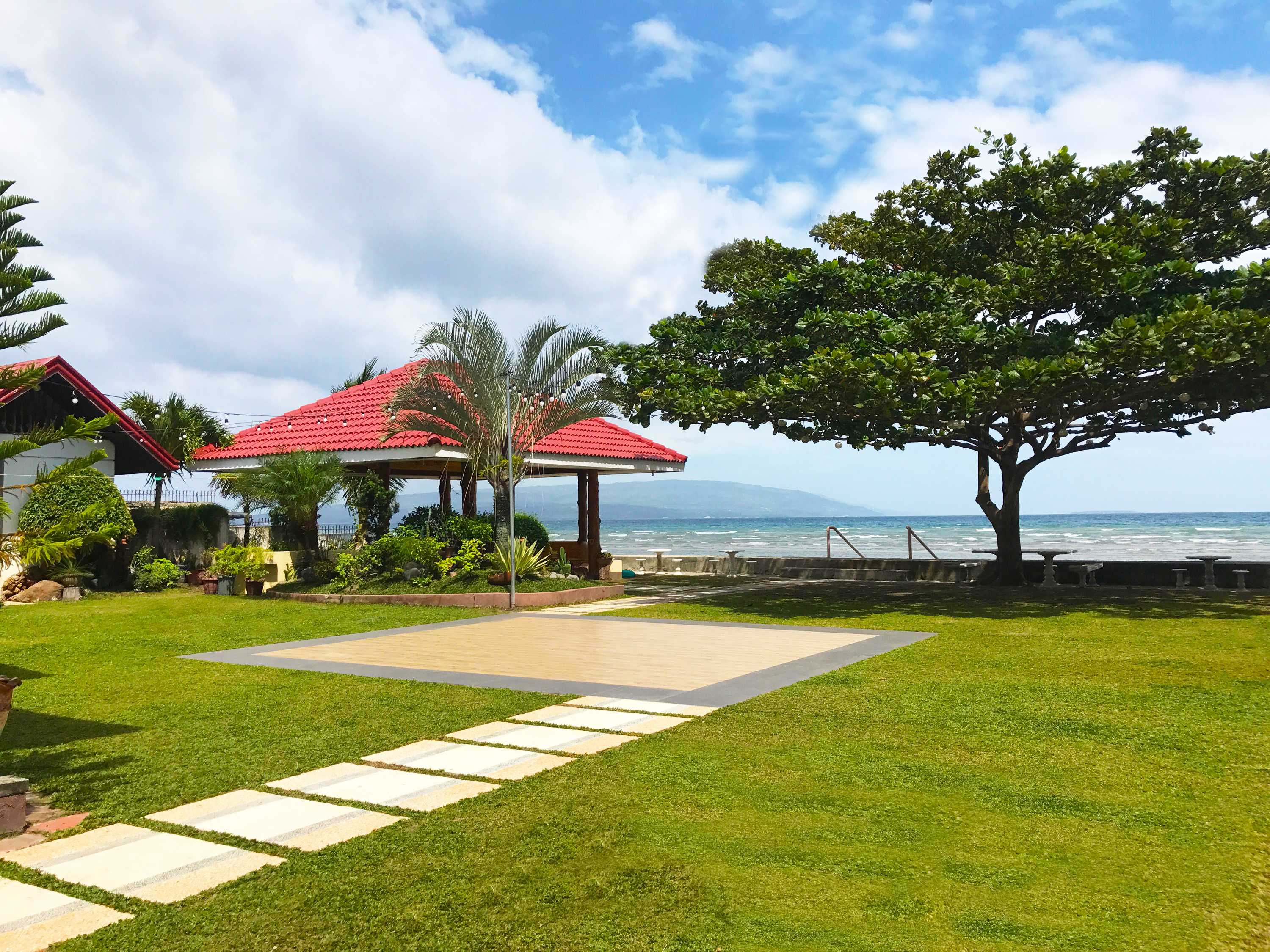 The Praia beachfront garden and event space