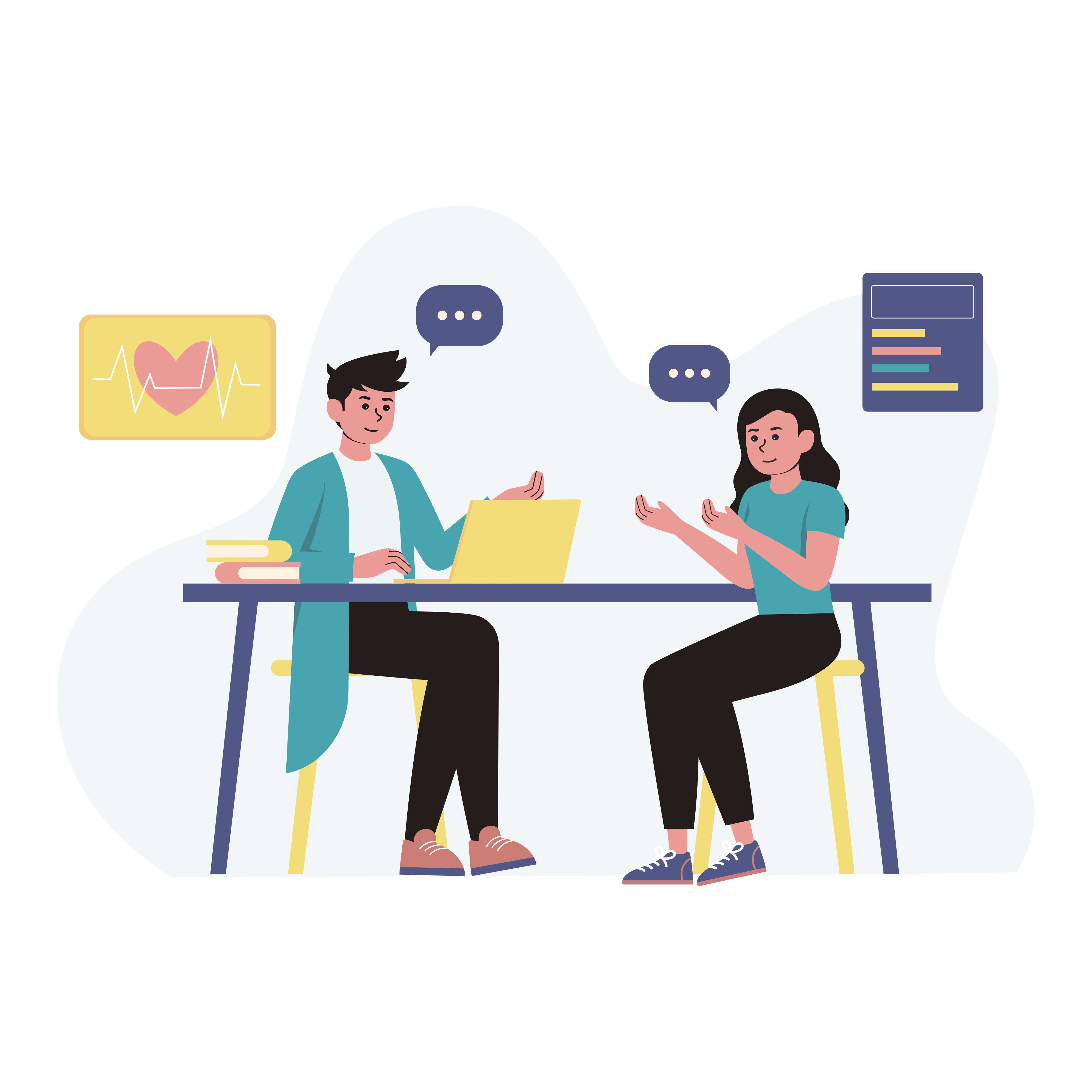 Husband and wife work on paper report together, check information, sit in  front of computer, drinks coffee, dressed in casual wear, collaborate for  teamworking. family and remote work concept | Premium Photo