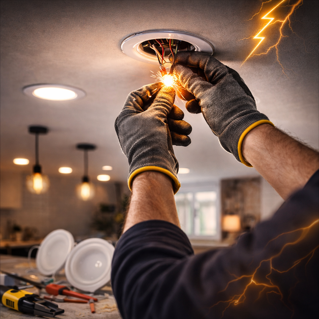 Lighting repair service by Behr Electric