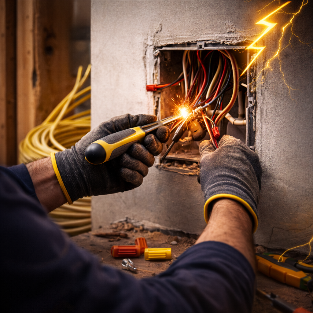 Electrical panel repair service by Behr Electric
