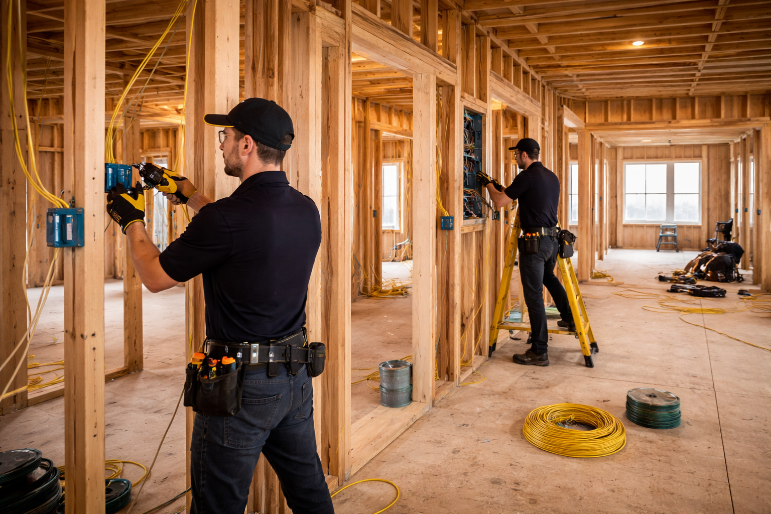 Whole home electrical installation by Behr Electric