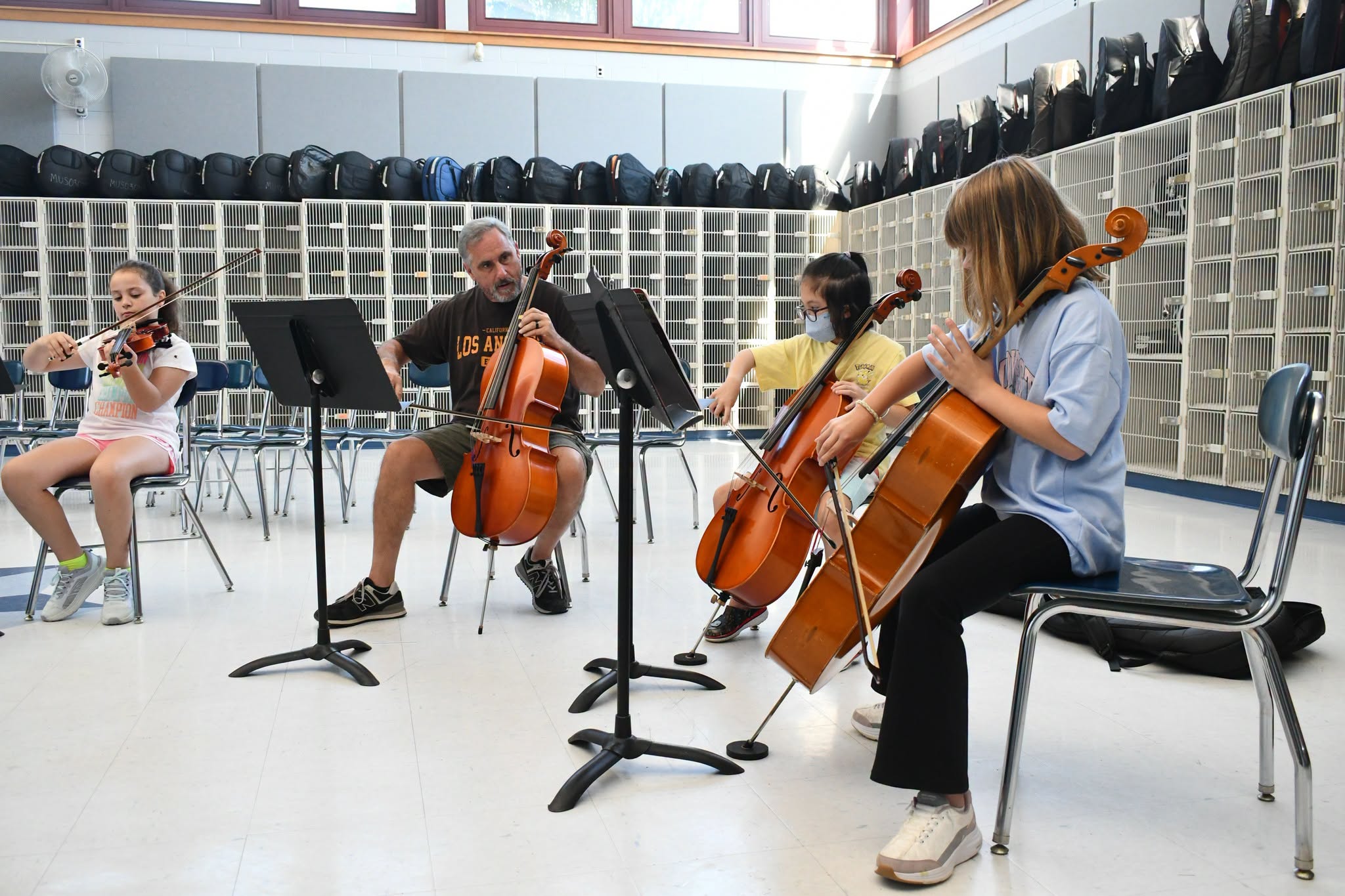 Smithtown students performing in the Summer Music Program