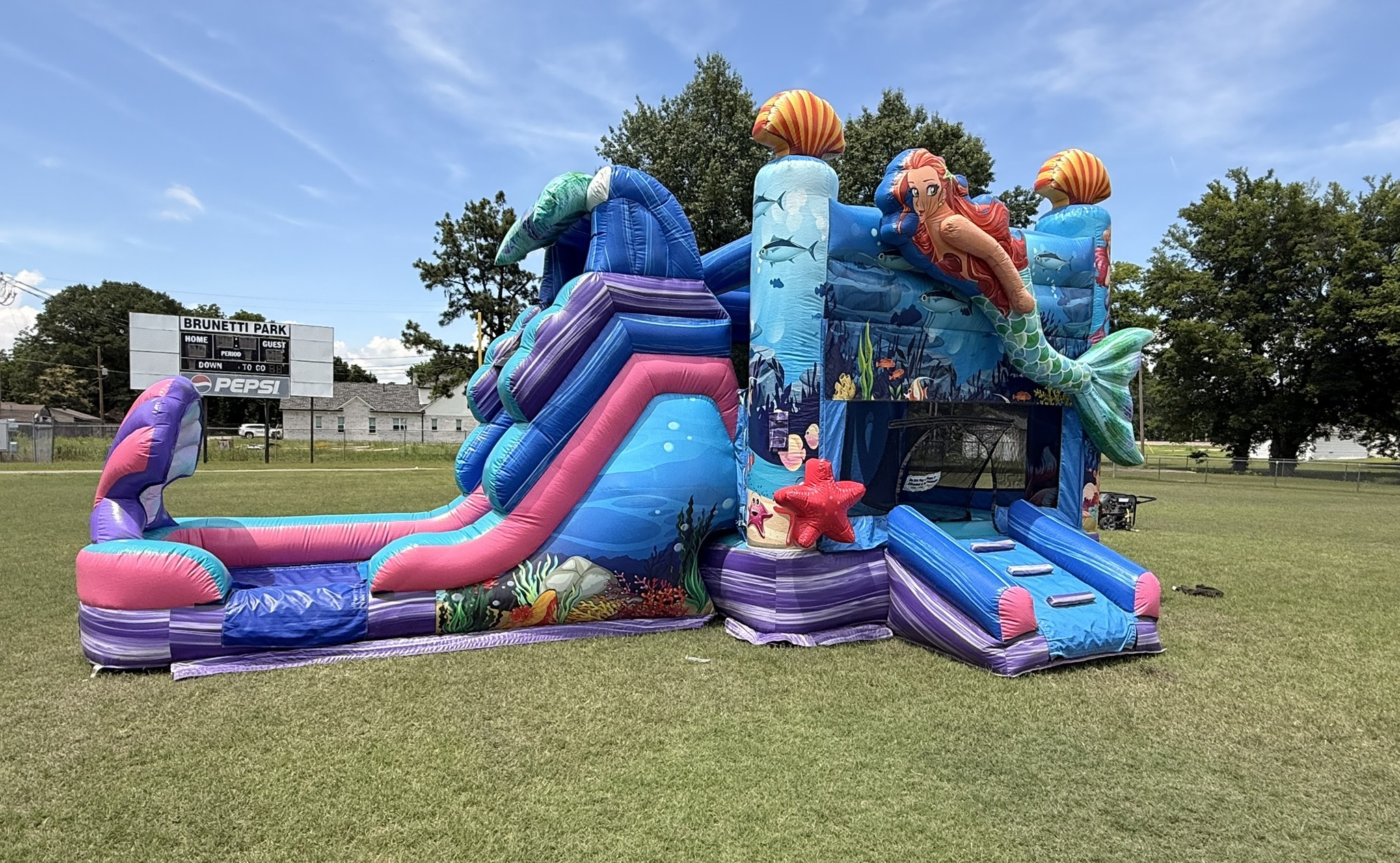 Mermaid Bounce House Combo rental Germantown TN