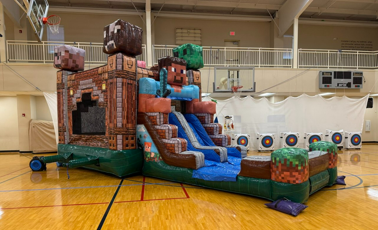 Minecraft bounce house rental Germantown