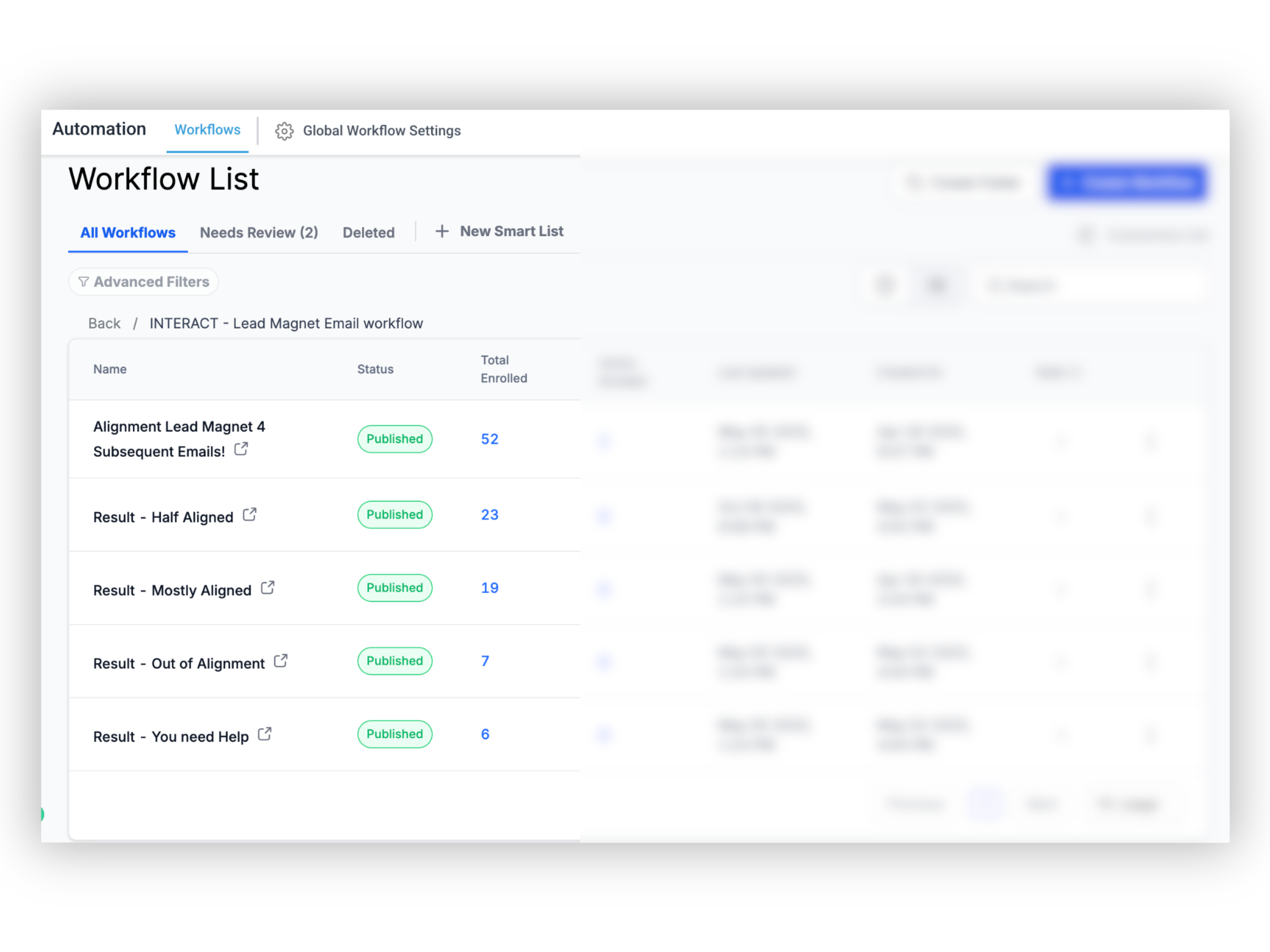 Interact Quiz Workflow