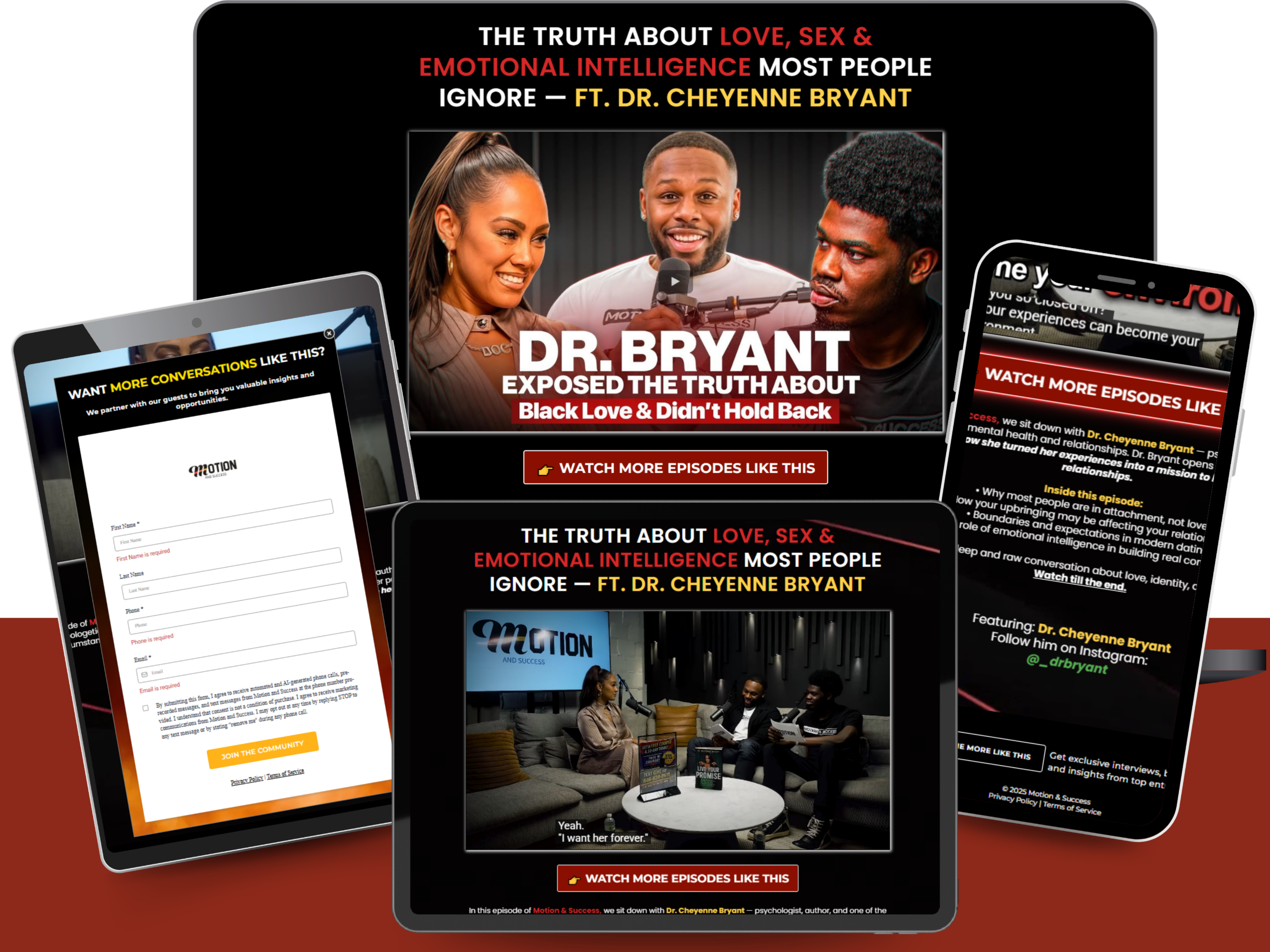 Podcast Episode Landing Page