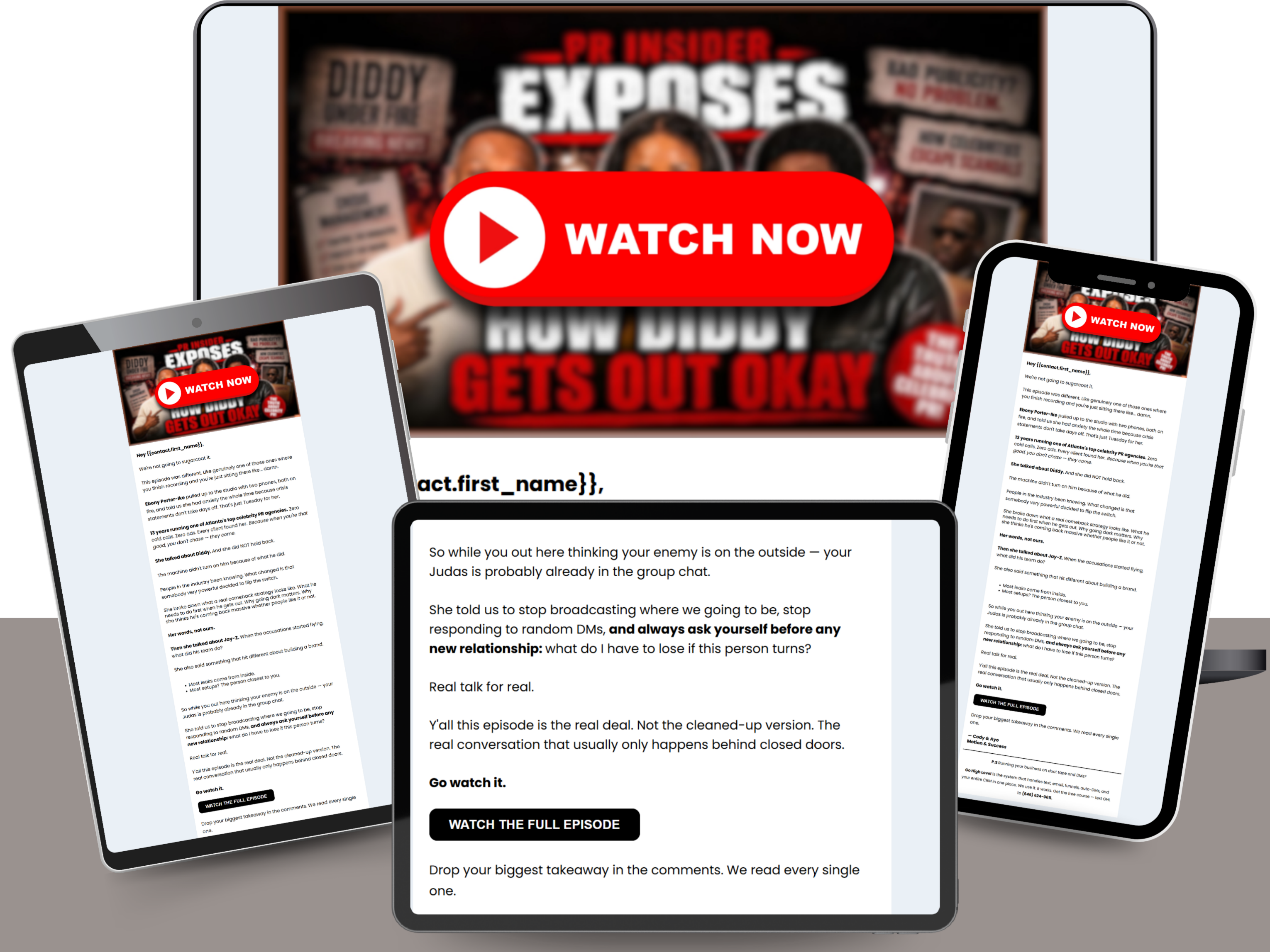 Broadcast Newsletter Email