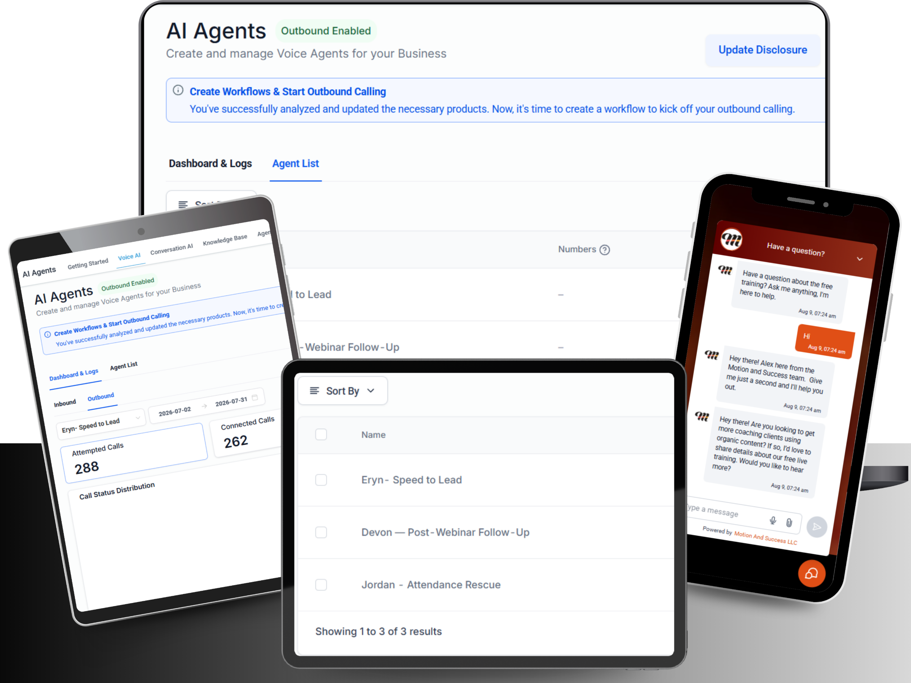 AI Voice Agents Dashboard