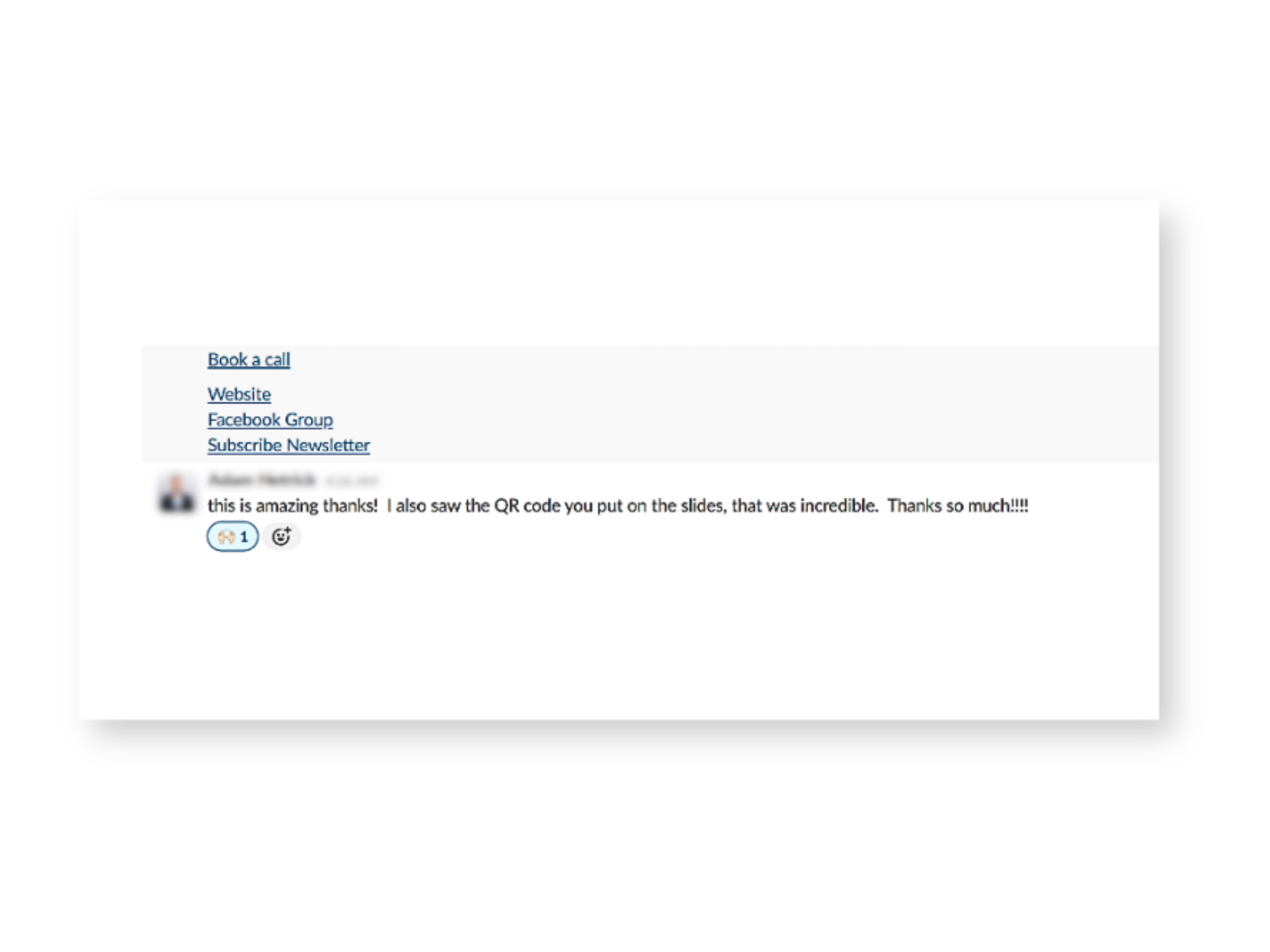 Testimonial
