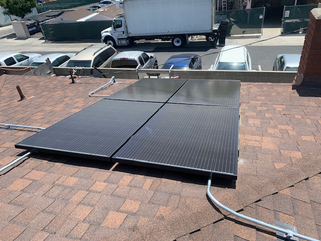 Completed Advantage Solar installation in California