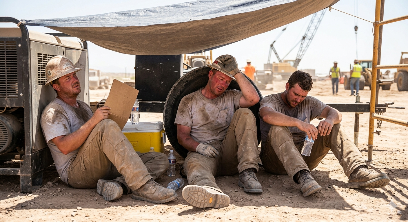 Overheated Construction Workers Arizona