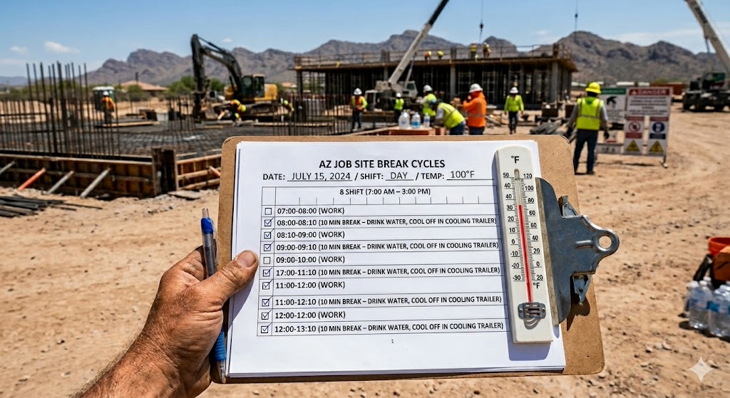 AZ Job Site Break Cycles Schedule