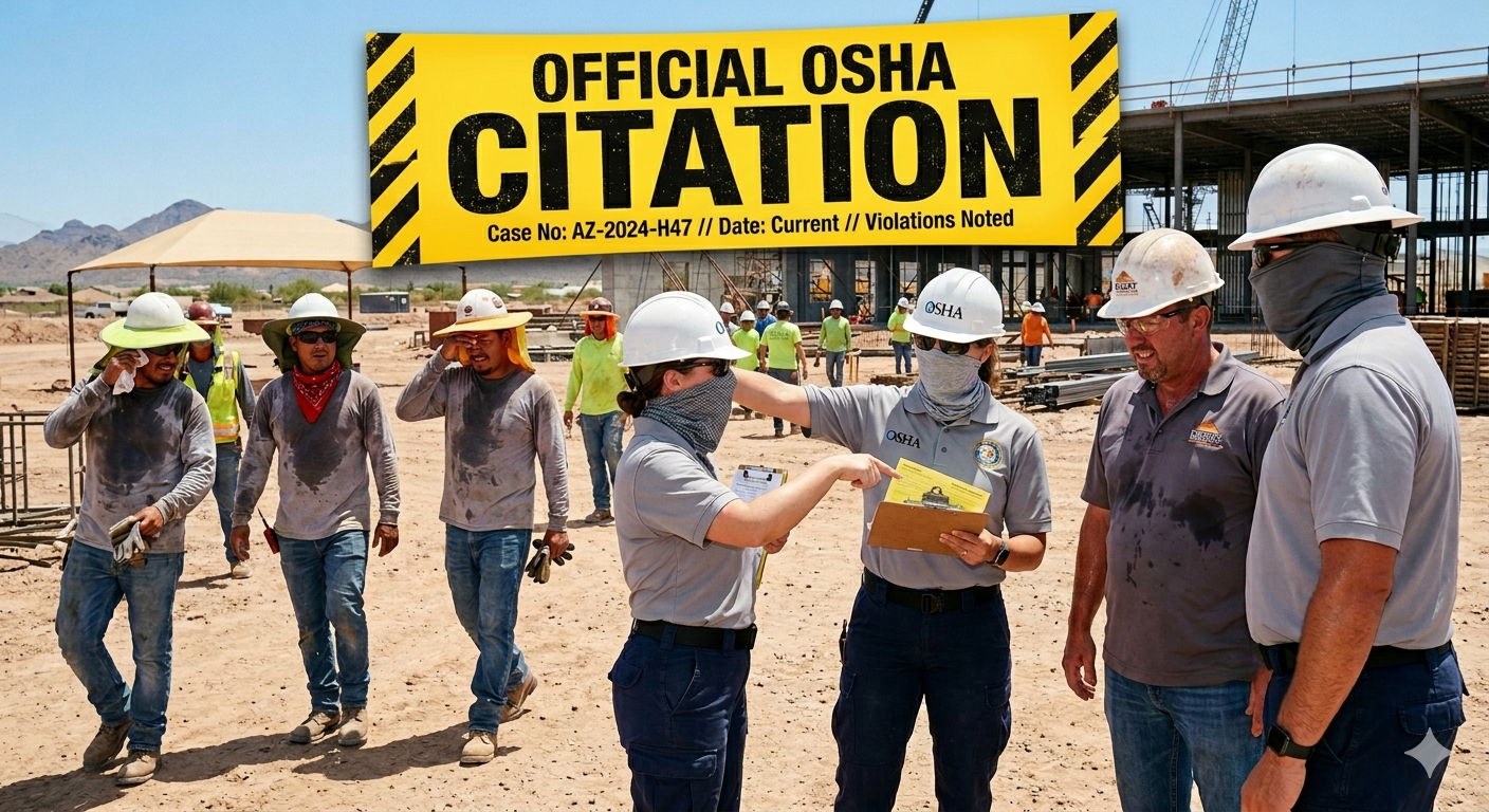 OSHA Citation Heat Safety Arizona
