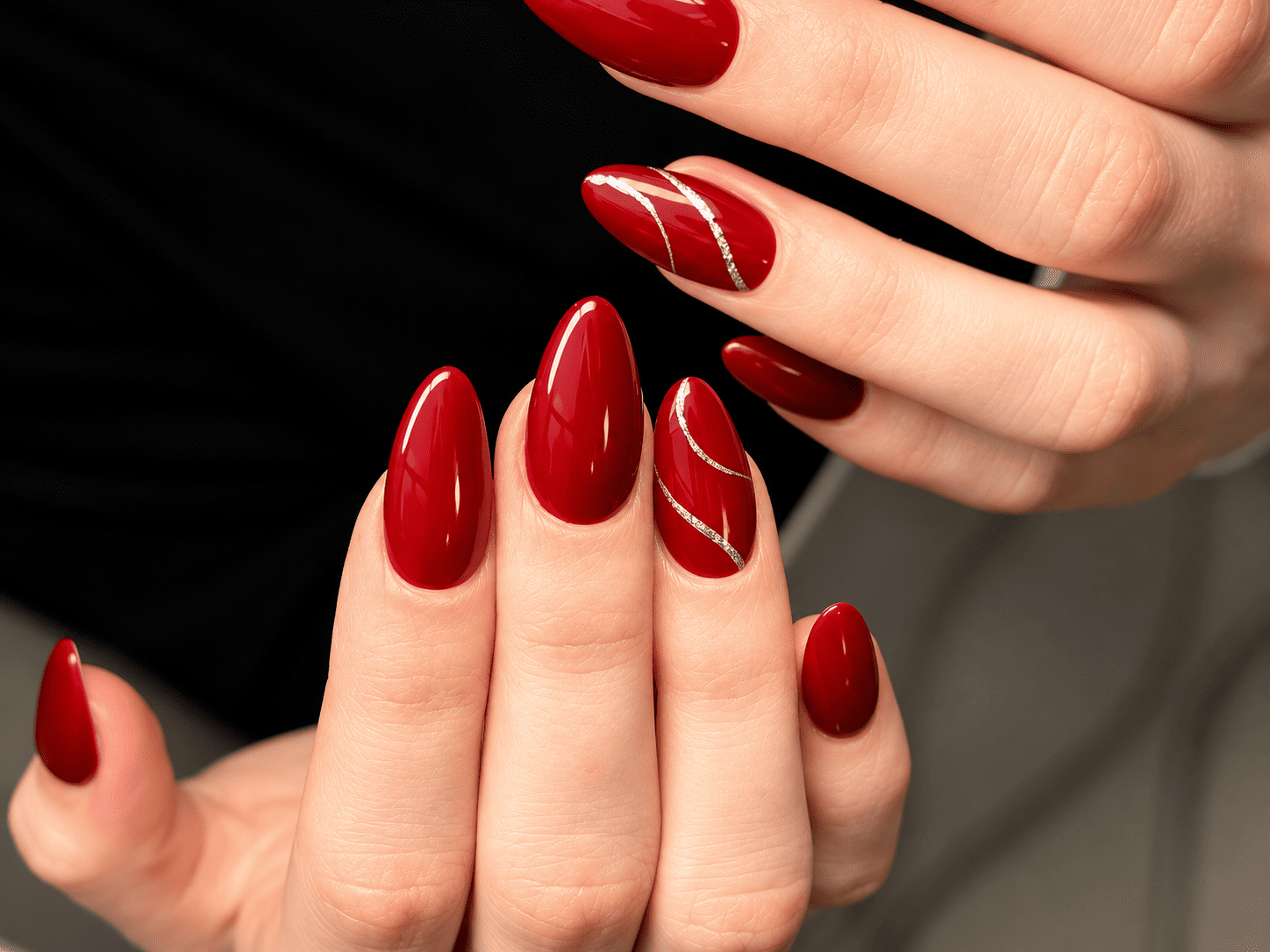 Hand finished manicure from a Nailed It! nail tech in Colleyville